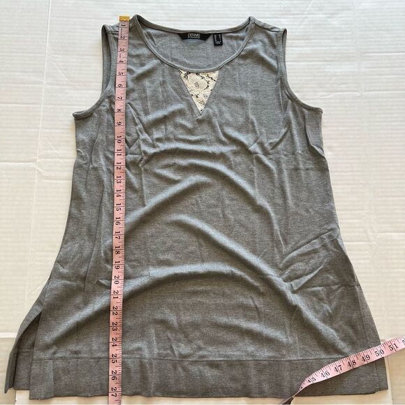 NWOT Dennis Basso Sleeveless interlock knit tunic | Size M - Picture 7 of 7